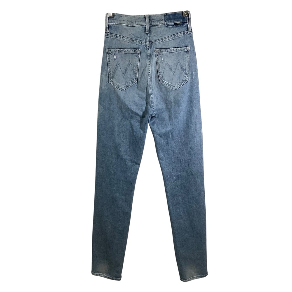 MOTHER Superior The Tune Up Hover Cuff Jeans Distressed Button Fly - Picture 4 of 16